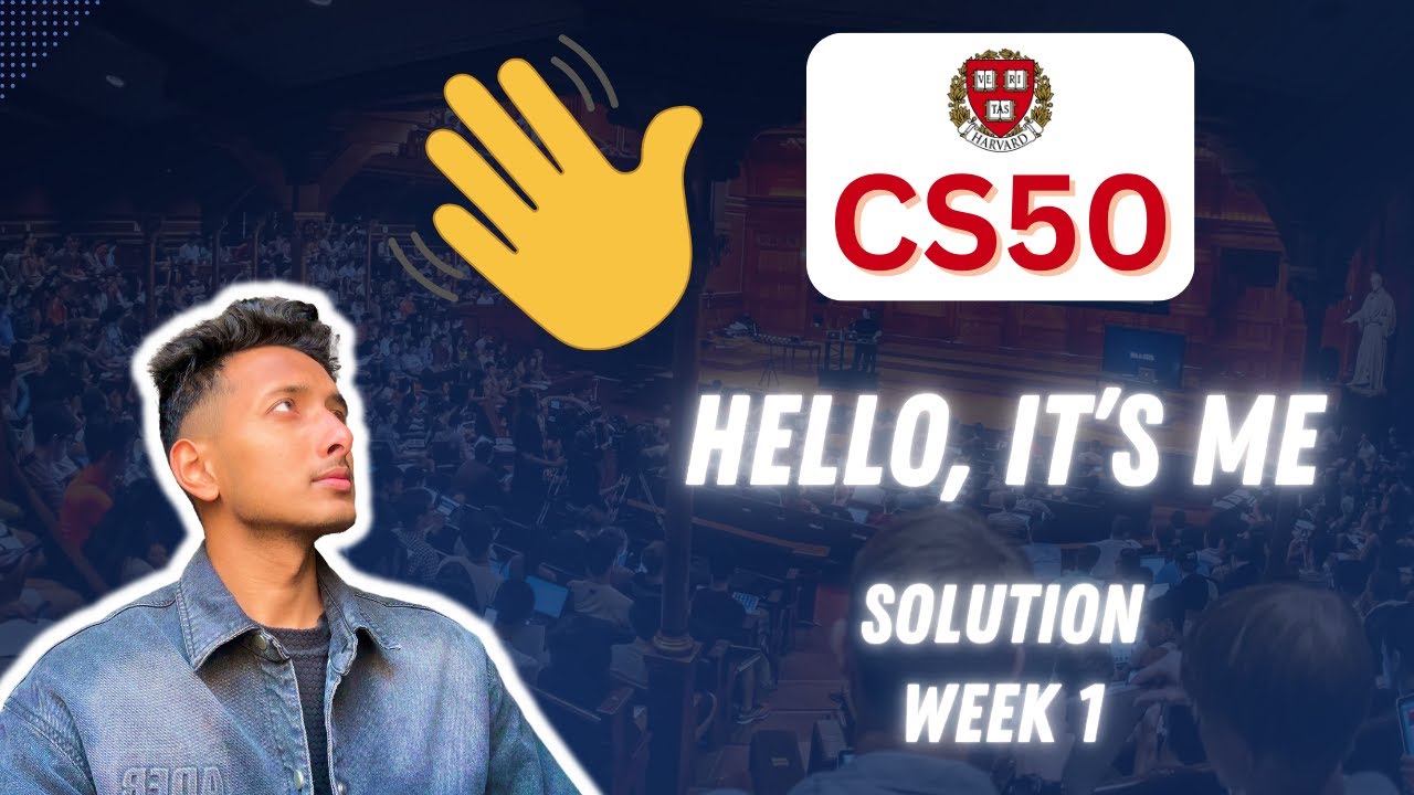 CS50 PSet 1 — Привет, пошаговое руководство для начинающих