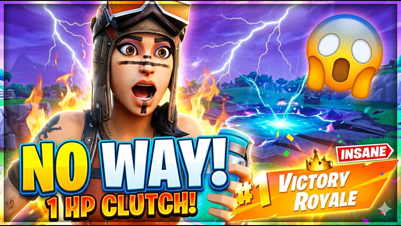 The Most Intense Fortnite Match! (EPIC VICTORY ROYALE) 👑😱