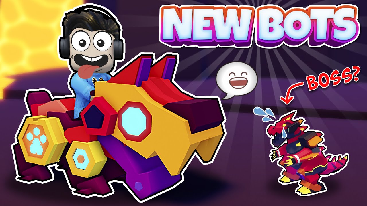 Bot Clash NEW Update 4 - New World Boss - New Bots - New Region - New Trial Mount System