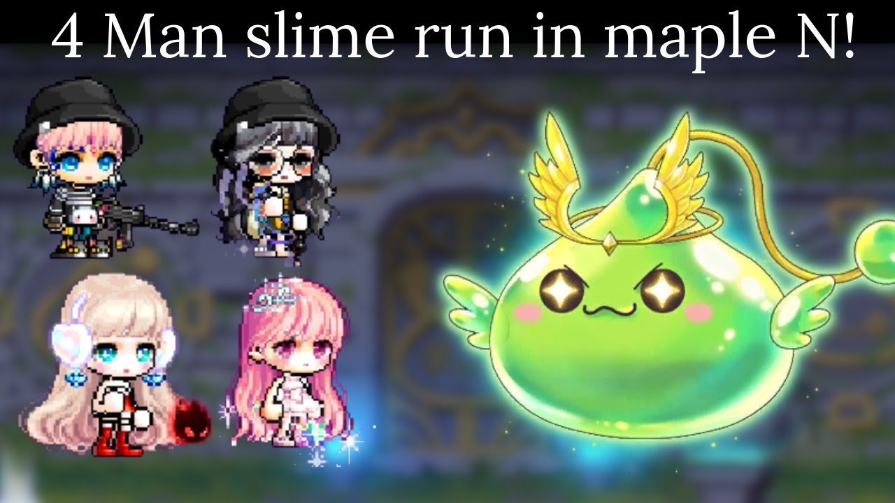 First slime run in Maplestory N! Post 5th Job!