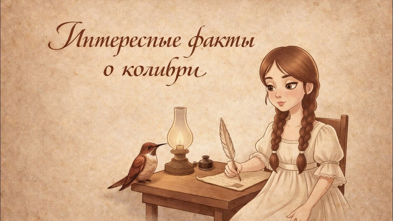 ИНТЕРЕСНЫЕ ФАКТЫ О КОЛИБРИ. ПОДКАСТ.