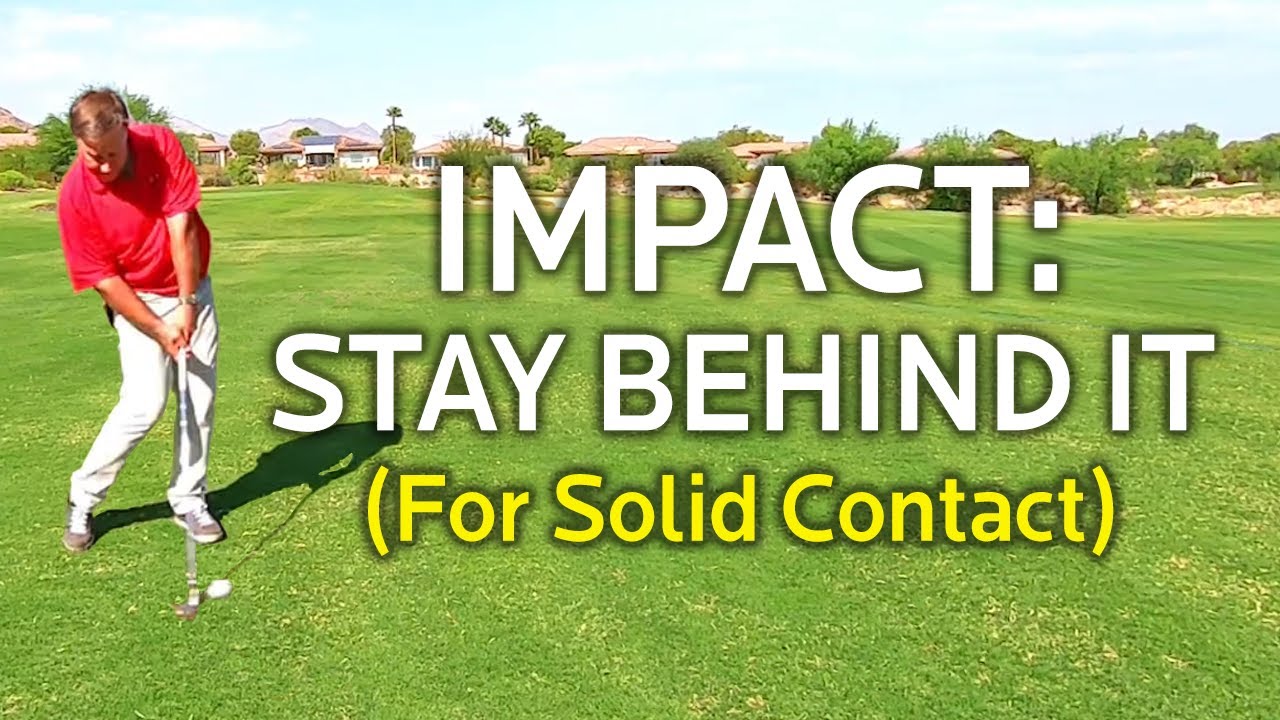 How to Stay Behind It for Solid Irons