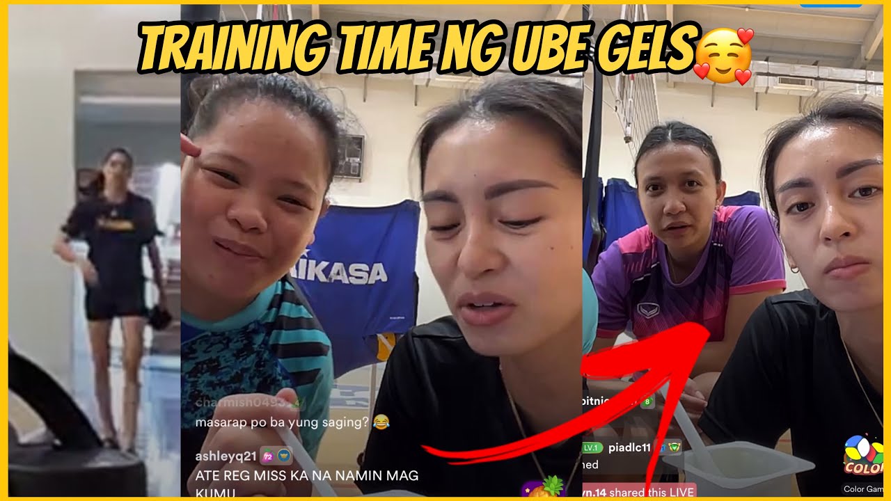 BREAKTIME SA TRAINING ANG UBE GELS KAYA LIVE MUNA SI ATE DEN2|ANG FRESH NAMAN KAHIT PAGOD#deannawong