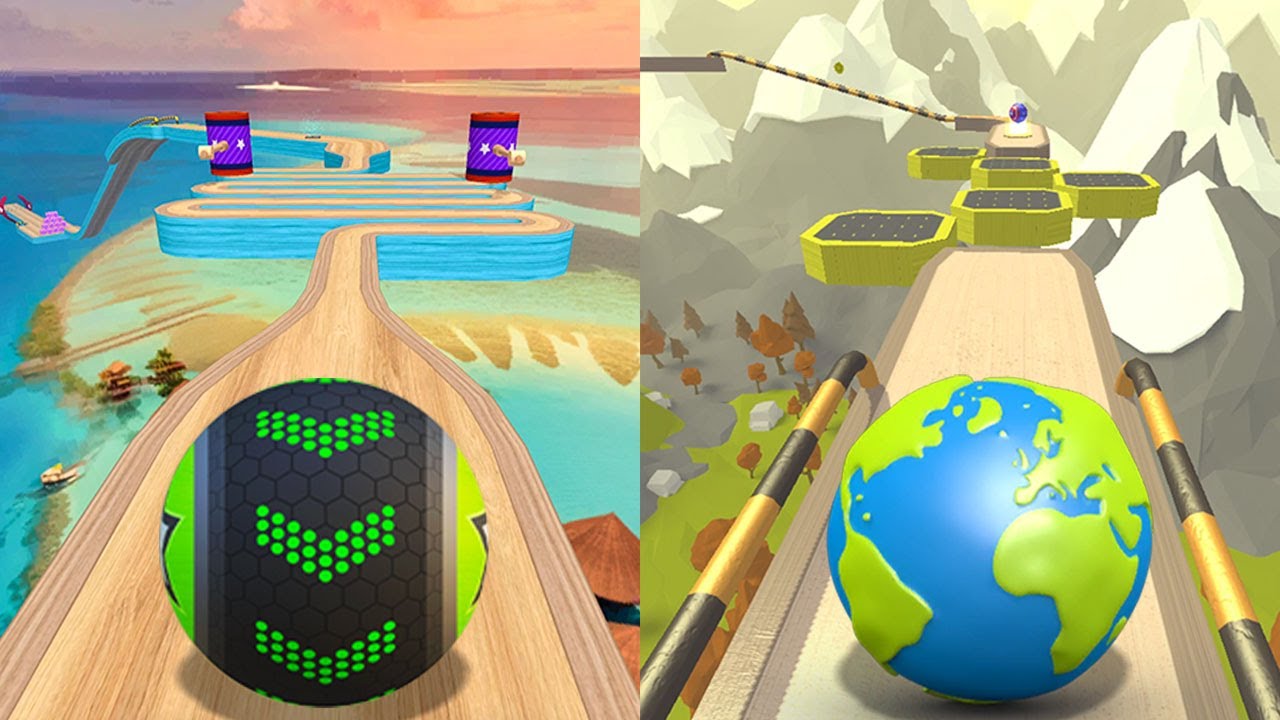 📛 Going Balls VS Action Balls, Rolling Ball Sky Escape, Super Rolling Balls, Rolling Balance Ball 3D