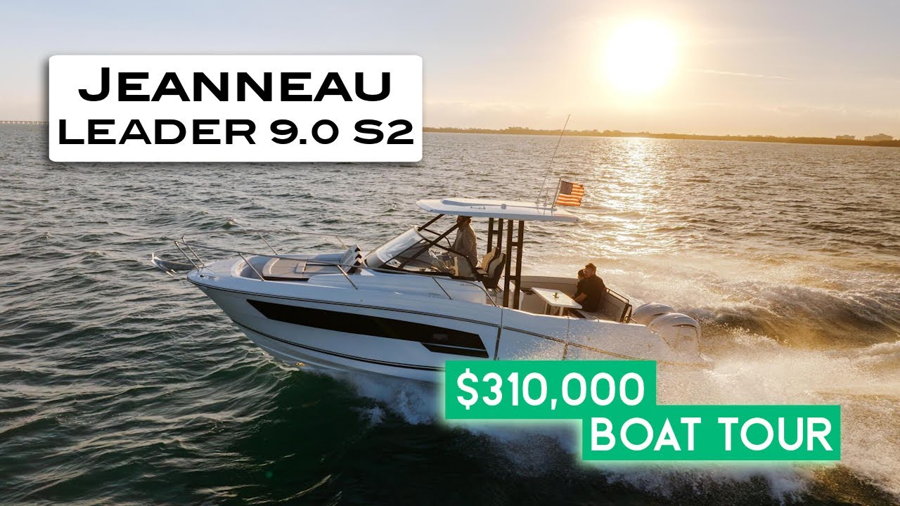 310 тыс. долларов — обзор роскошной яхты Jeanneau Leader 9 WA S2 2024 года