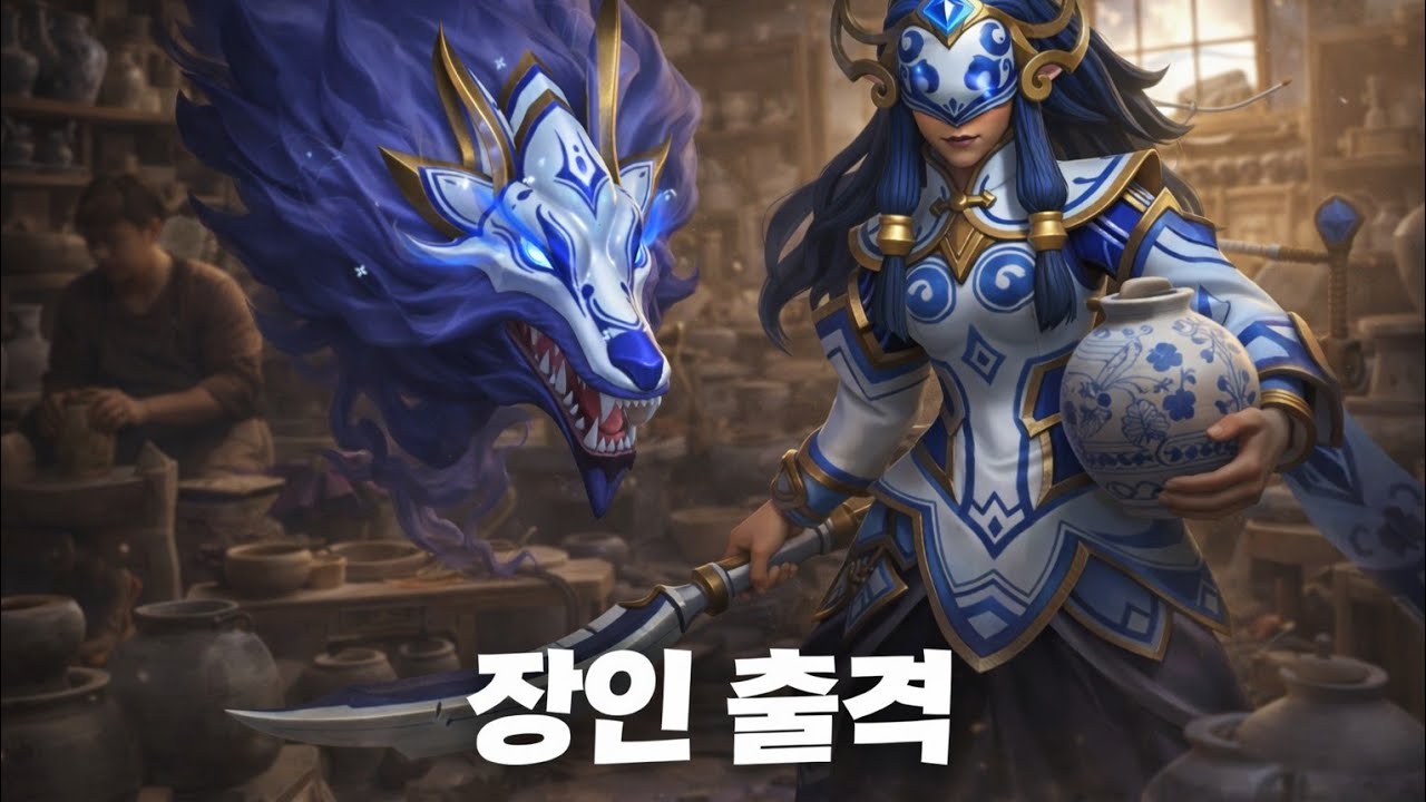 와일드리프트 선물과 함께 돌아온 킨드레드 장인