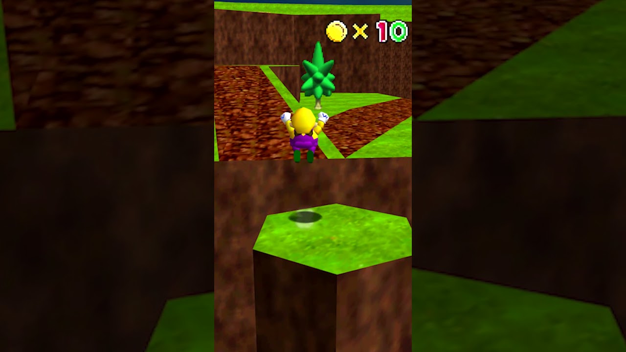 ⭐ Wario Land 64 (Super Mario 64) #shorts