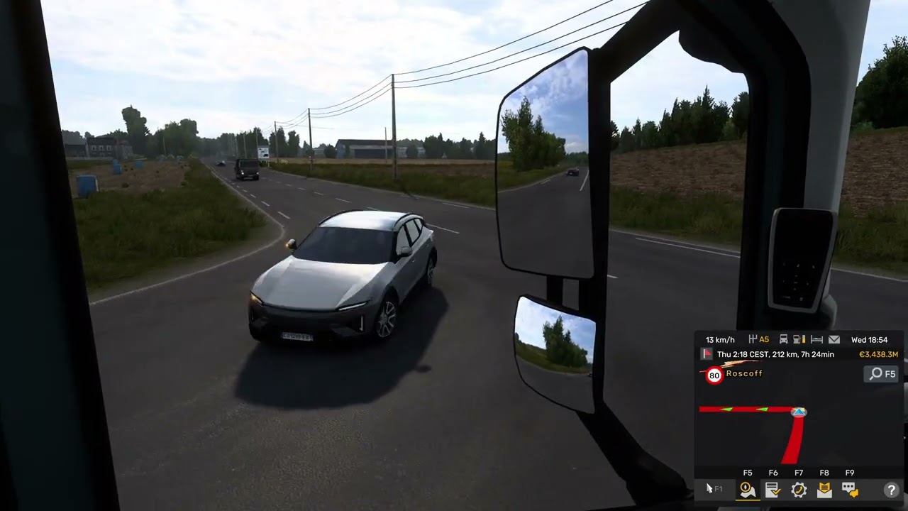 Euro Truck Simulator 2 Delivery rough terrain forklift from France to the United Kingdom (12 t) №14
