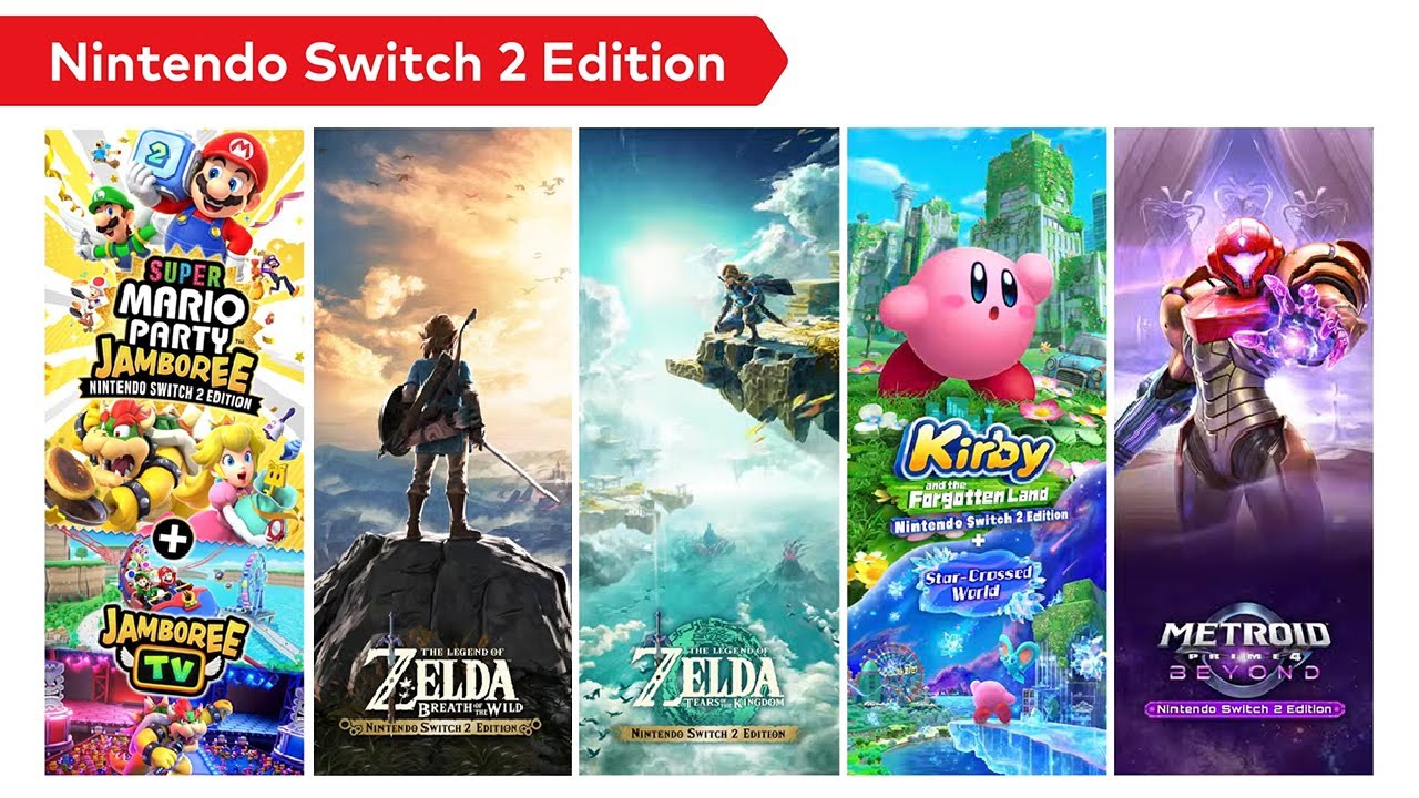 ALL Nintendo Switch 2 Edition (+ Upgrade Packs) Trailers