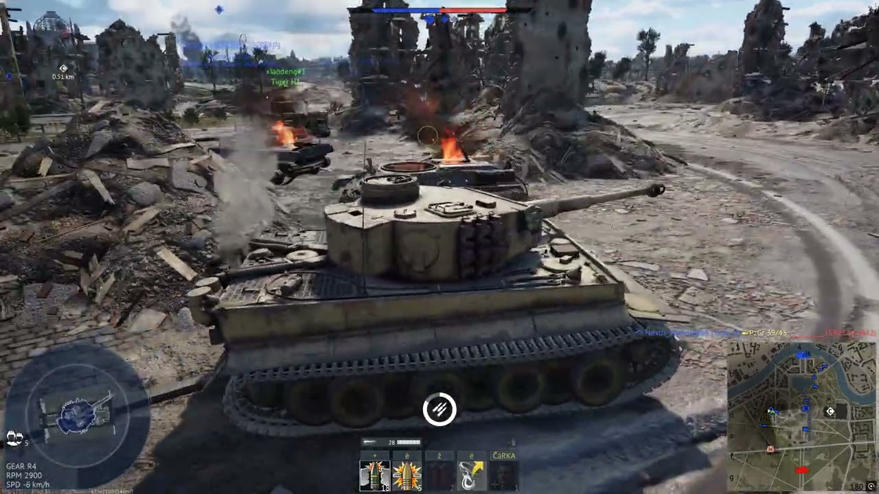 War Thunder Tank Battle (41) No Commentary