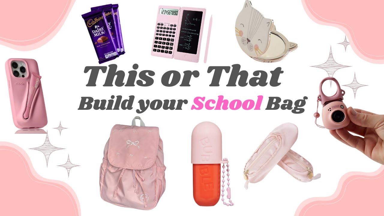 THIS or THAT | What's in Your School Bag ? | Mermaid Dreams