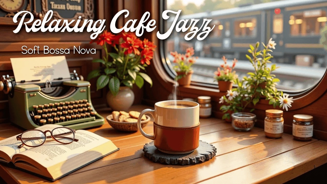 Relaxing Cafe Jazz 🌿 Soft Bossa Nova Ambience for Deep Work and Peaceful Mind