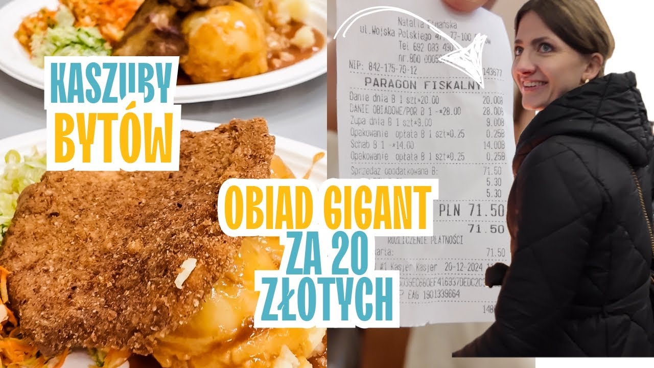 BYTÓW! KASZUBY Olbrzymie porcje i OBIAD za 20 zł | KLASYKI