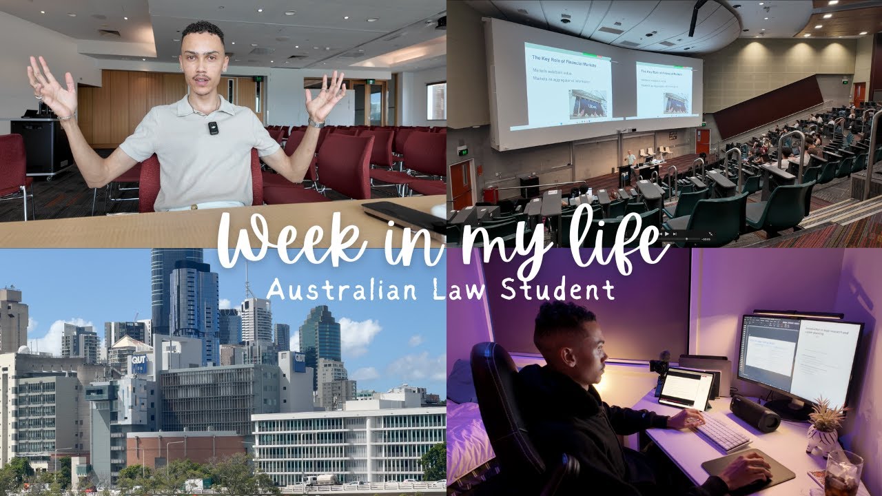 Week In The Life Of An Australian Law Student | First Week Of Law School