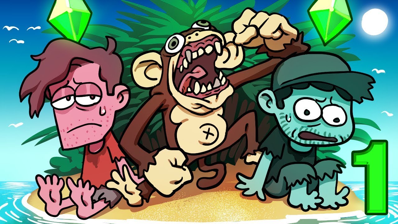 SuperMega Plays SIMS CASTAWAYS - EP 1: Shipwrecked