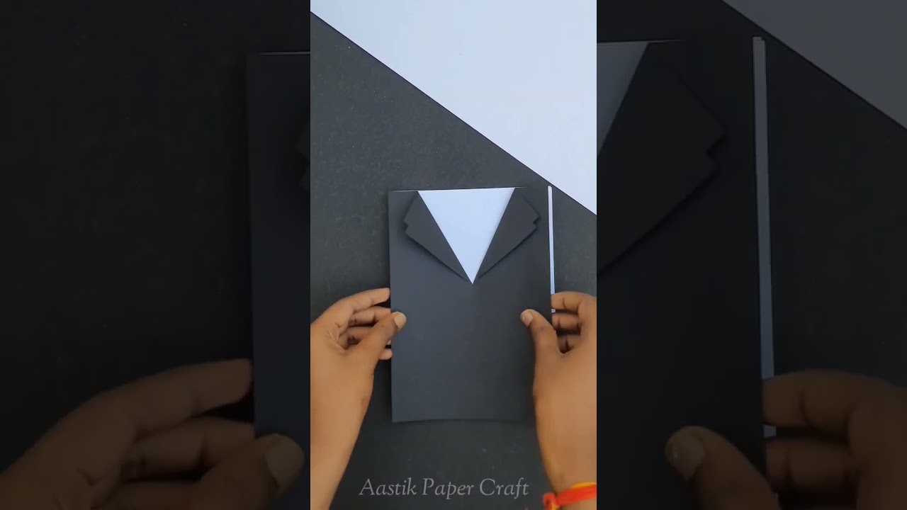 Father's day special coat card making #shorts #gift#fathersday #gift #shorts