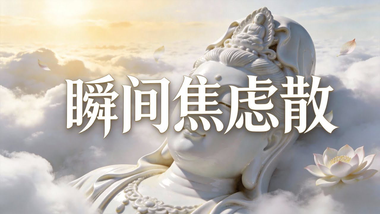 听完瞬间安静：极简白音疗愈，抚平一切内耗与焦虑，适合高压人群 4K