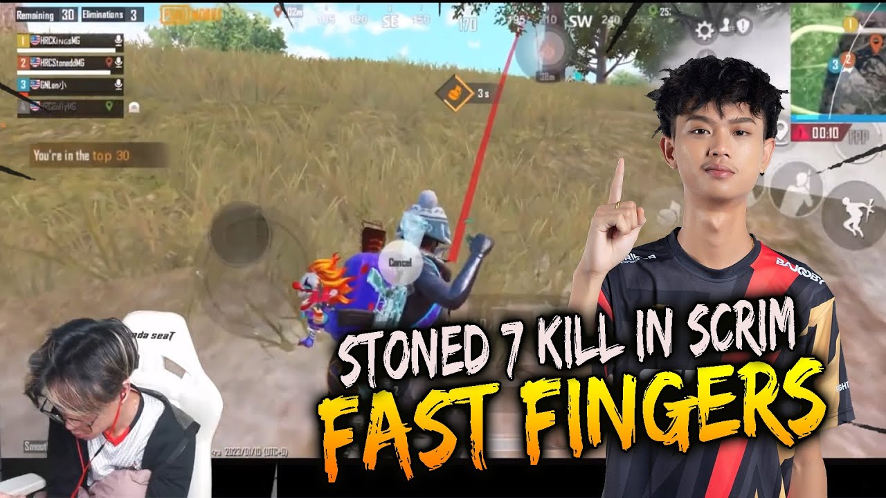 STONED 7 KILL IN SCRIM !! FAST FINGERS