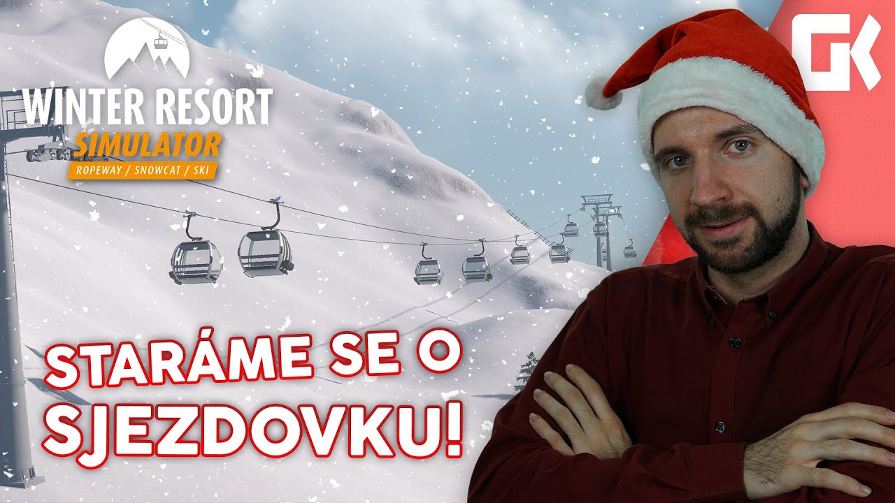 🎄 STARÁME SE O SJEZDOVKU! | Winter Resort Simulator 🎄