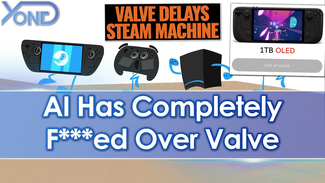 AI RAM Hoarding Wrecks Valve's Hardware Plans, Steam Deck Out Of Stock, Steam Machine Delayed