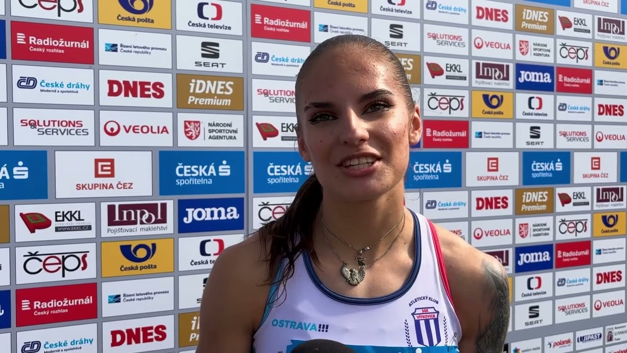 Karolína Maňasová po 100 m na MČR 2024
