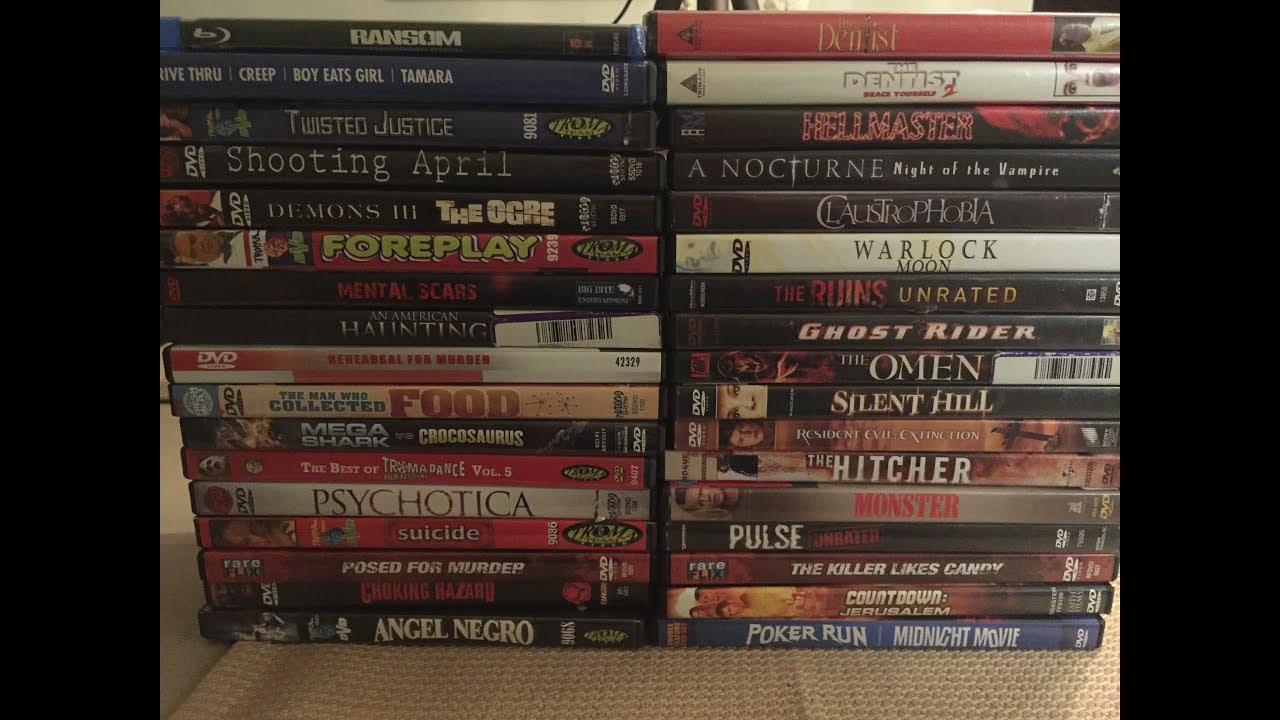 Mystery Box: 30 HORROR DVDs! From eBay!