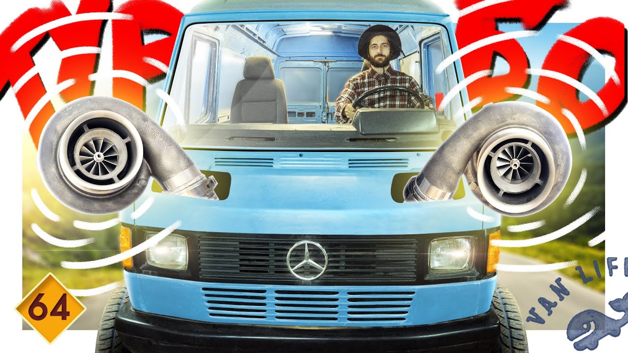 ТУРБИНА для МОЩНОСТИ в автодом. Радиатор, интеркулер для Mercedes T1 / КИТЖИВИ 64