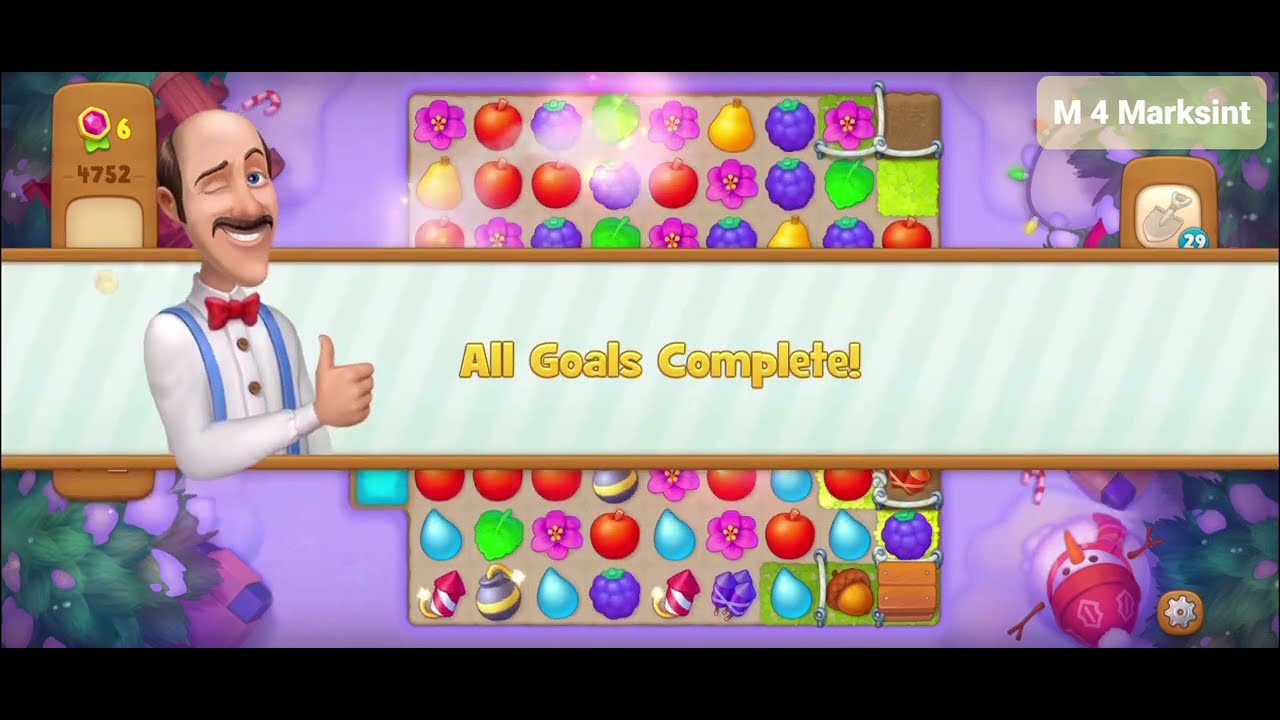 PLAYRIX GARDENSCAPES || GARDENSCAPES Level clearing || LEVEL 4751, 4752 || #4751 , #4752