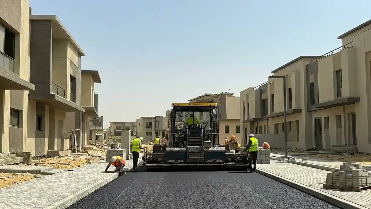 تطوير شارع سكني بالكامل من البداية إلى حي حديث ومنظم