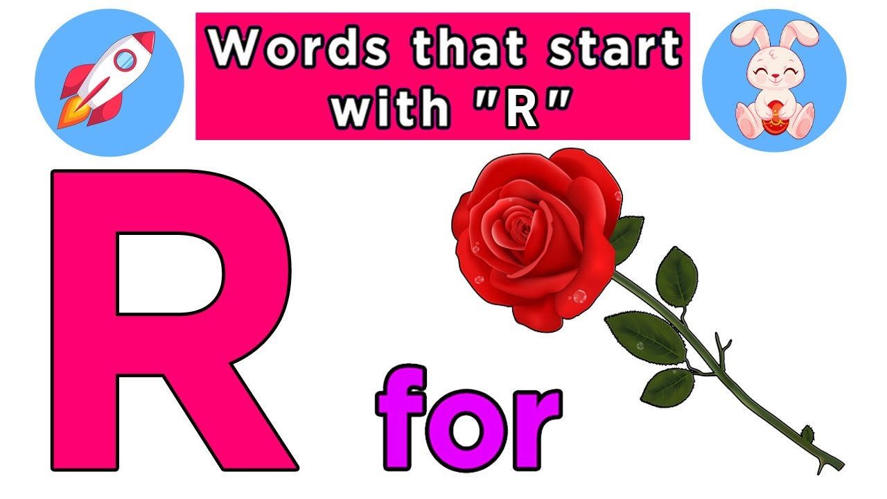 Words That Start with R | Words That Start with Letter R for Toddlers | Vocabulary For Kids