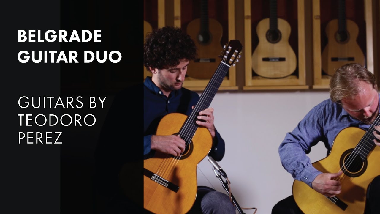 Gangi Suite Italiana, I. Salterello - Belgrade Guitar Duo plays Perez Estudio C650