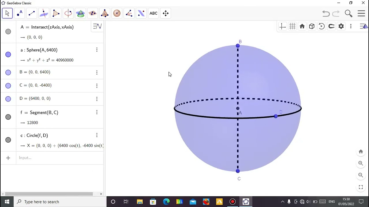 Creating Geogebra Applet On Latitude And Longitude 1