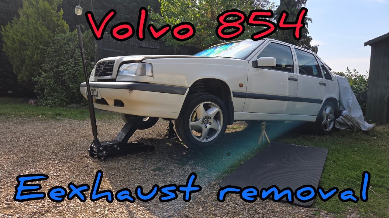 Volvo 854 exhaust removal.