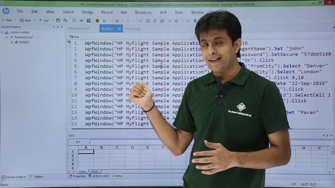 HP UFT/QTP - Using Keyword View