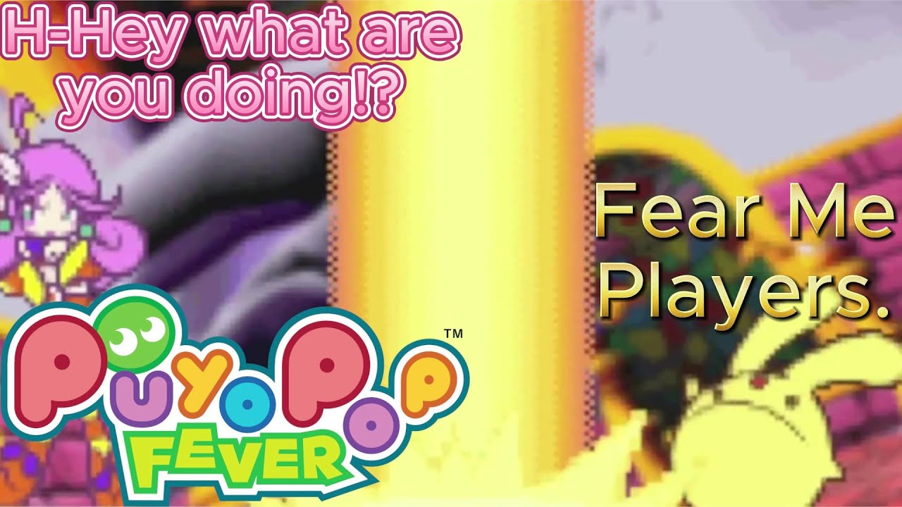 Puyo Pop Fever (GBA): HaraHara Course with Carbuncle