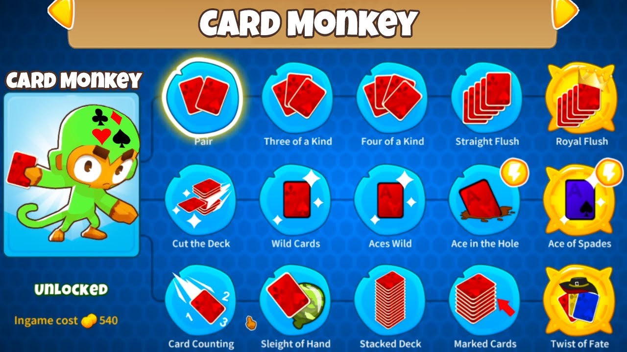 The CARD MONKEY in BTD 6?! (Custom MODDED Tower)