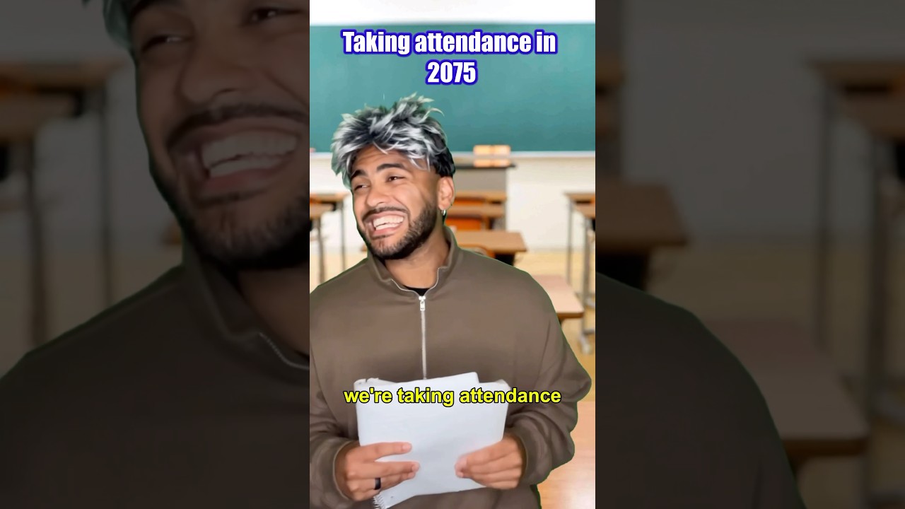 Taking attendance in 2075&hellip;😂💀 #comedy