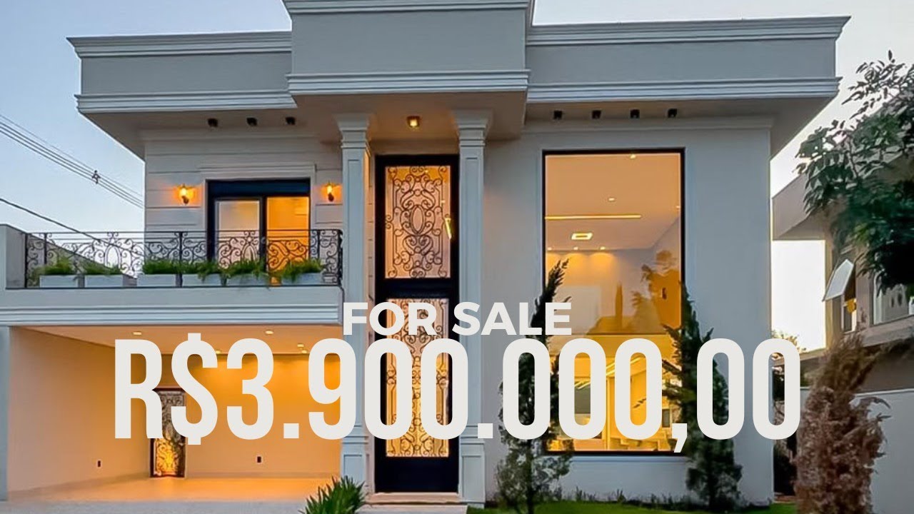 NEOCLASSICO, CONHEÇA ESSA CASA EM CONDOMINIO NA CIDADE DE FRANCA SP A VENDA POR R$3.900.000,00.