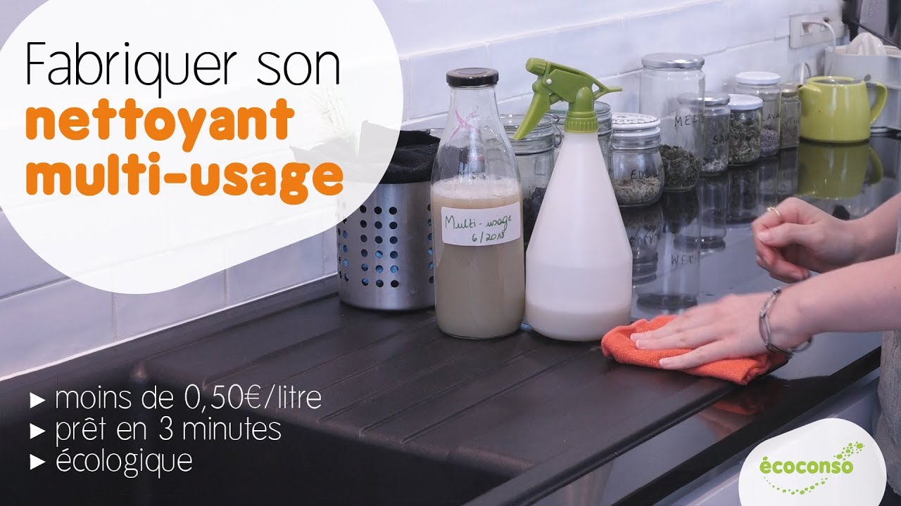 Recette : fabriquer son nettoyant multi-usage naturel (DIY)