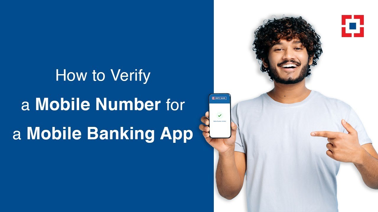 How to Verify a Mobile Number for HDFC Bank MobileBanking App