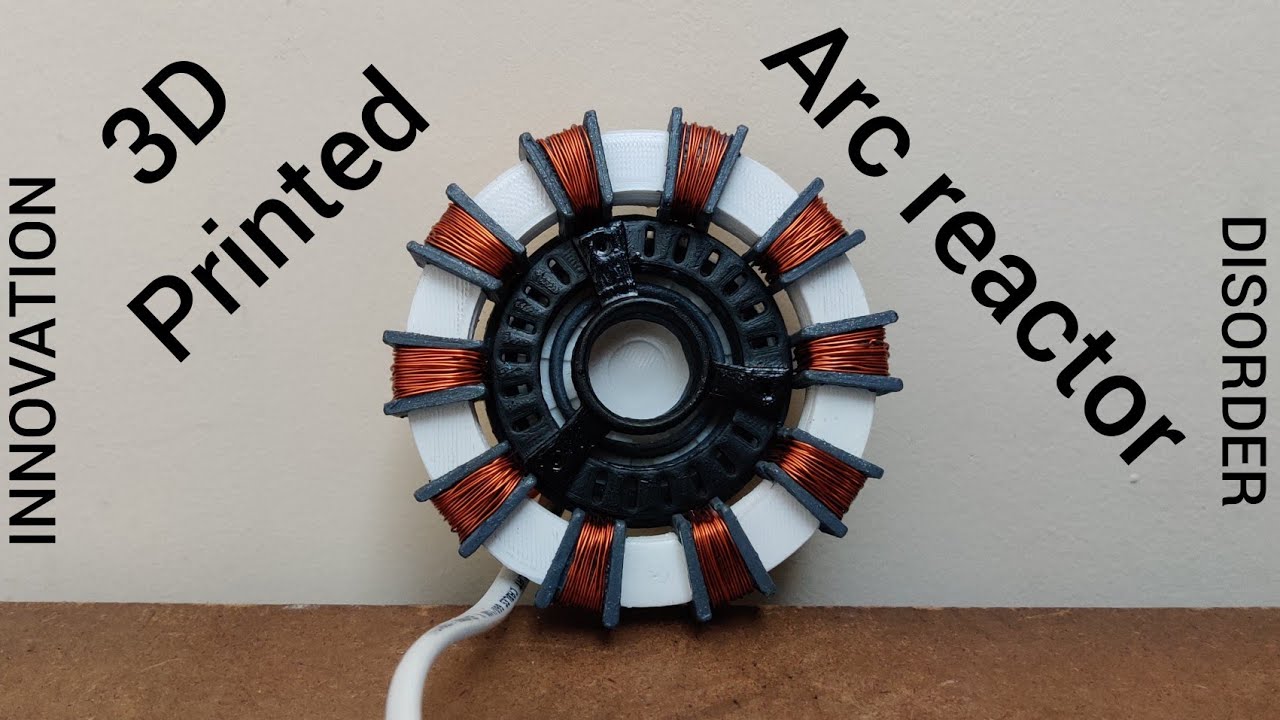 🟡 homemade ARC REACTOR | DIY in தமிழ் | 3D printed | Innovation Disorder