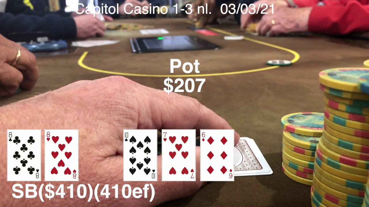 Cracking Aces at Capitol Casino.  Poker vlog 34
