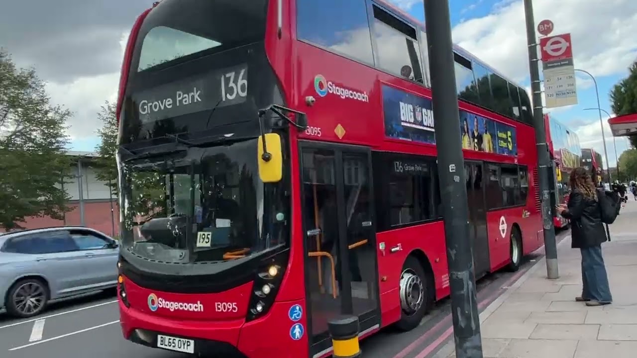 *FRIENDLY DRIVER* Volvo B5LH ADL Enviro400 MMC Stagecoach London 13095 BL65OYP Route 136 Grove Park 
