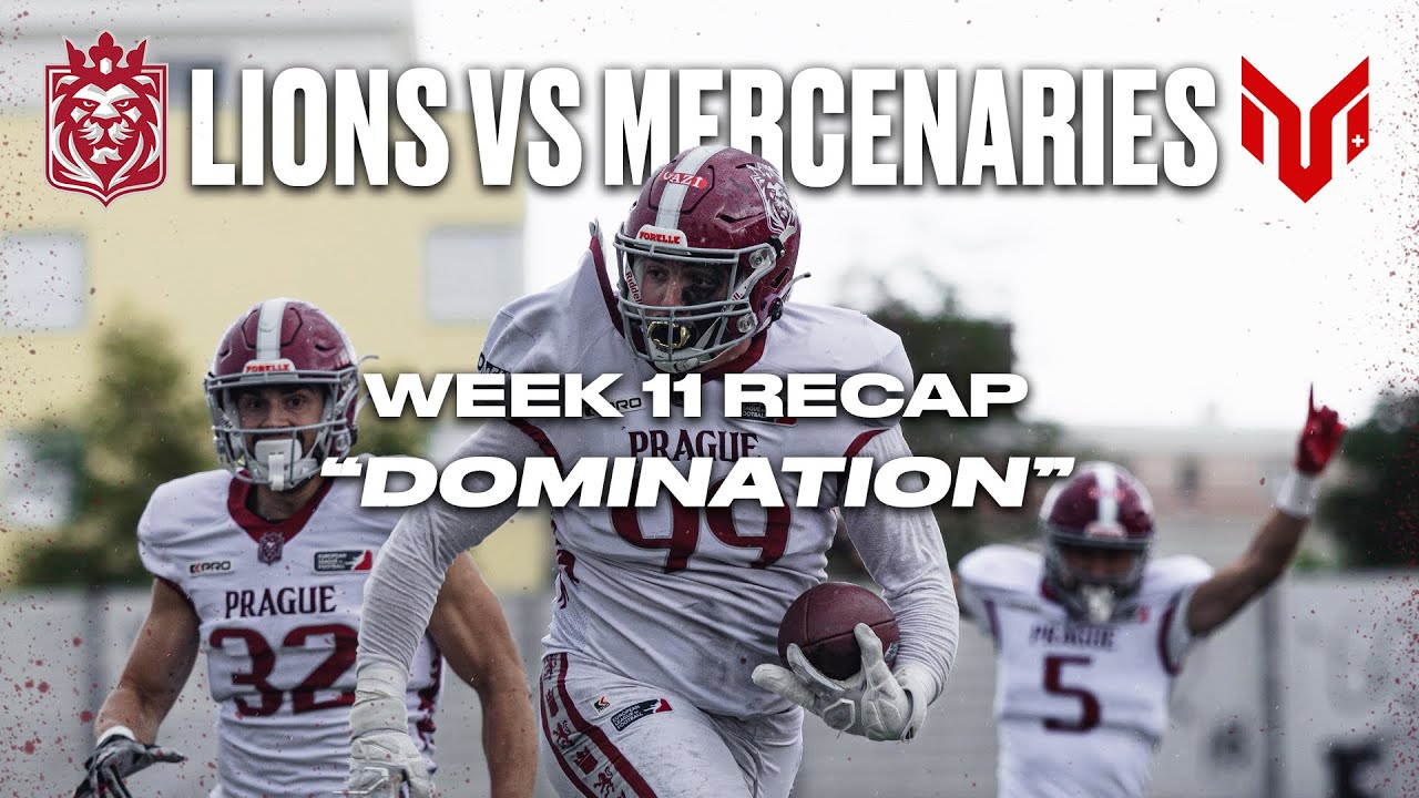WEEK 11 PRAGUE LIONS VS HELVETIC MERCENARIES | EUROPEAN LEAGUE OF FOOTBALL (ELF)