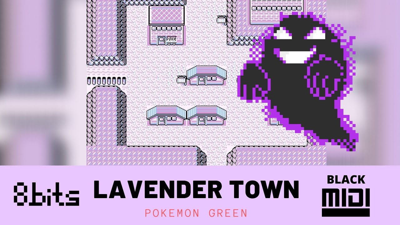 [Black MIDI 8-Bits] Lavender Town Beta - Gingeas
