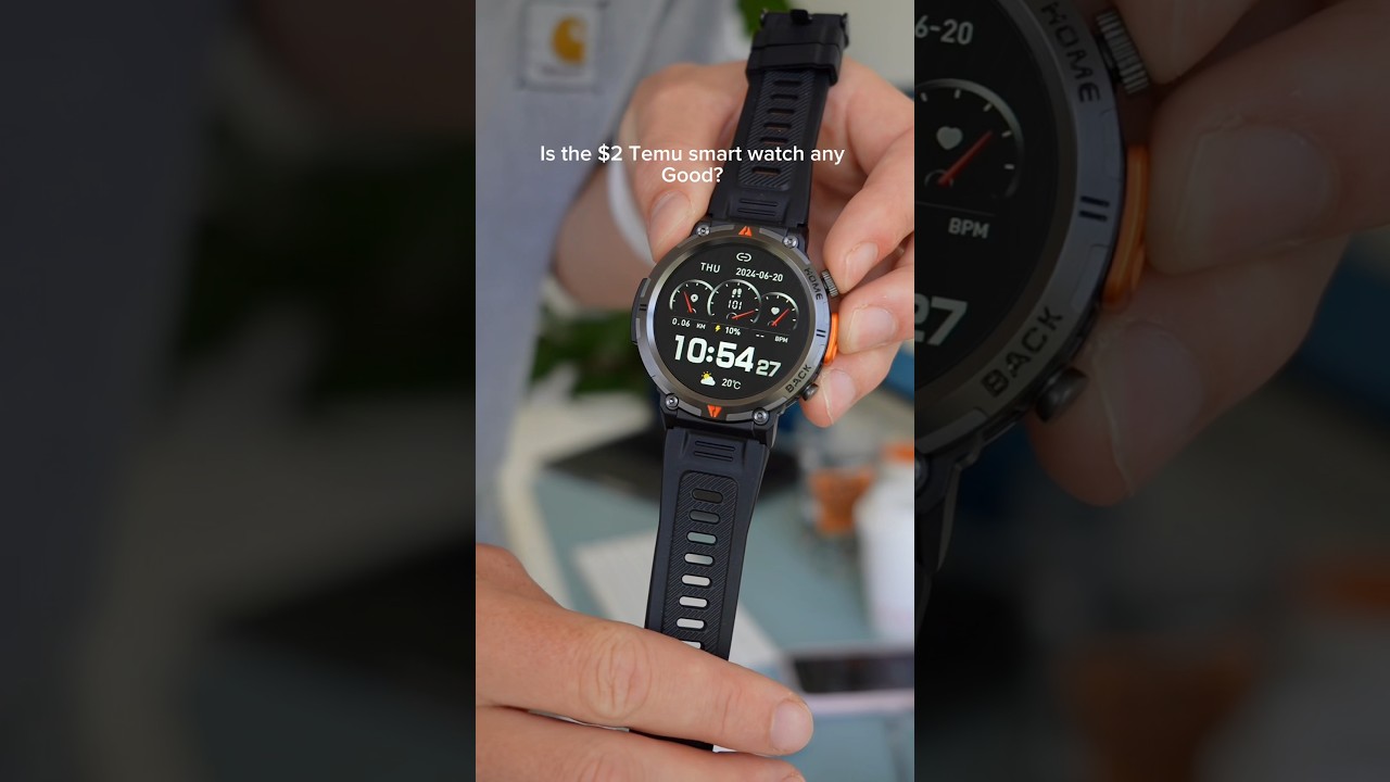 Is the $2 Temu smart watch any good? #temu #temufinds #tech