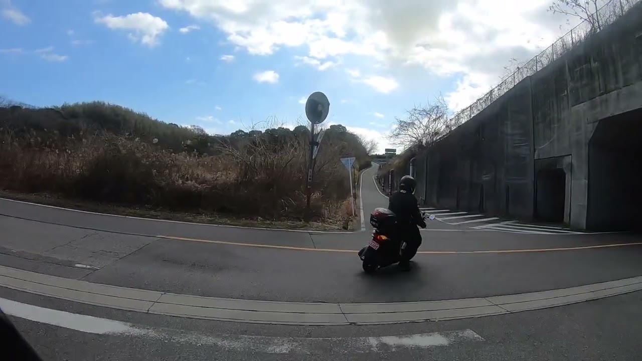 【バイク車載】知多半島広域農道往復　産業道路⇔羽豆岬