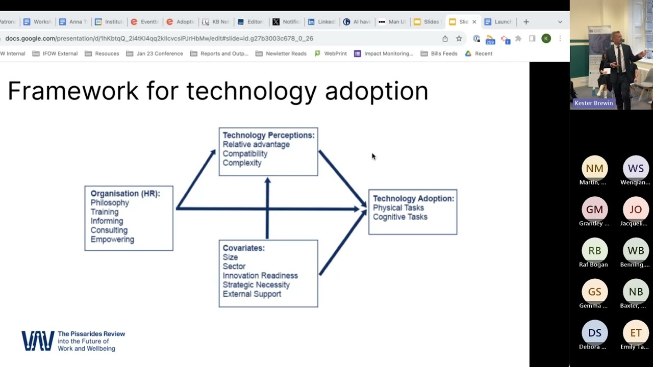 Adoption of AI in UK Firms - launch event
