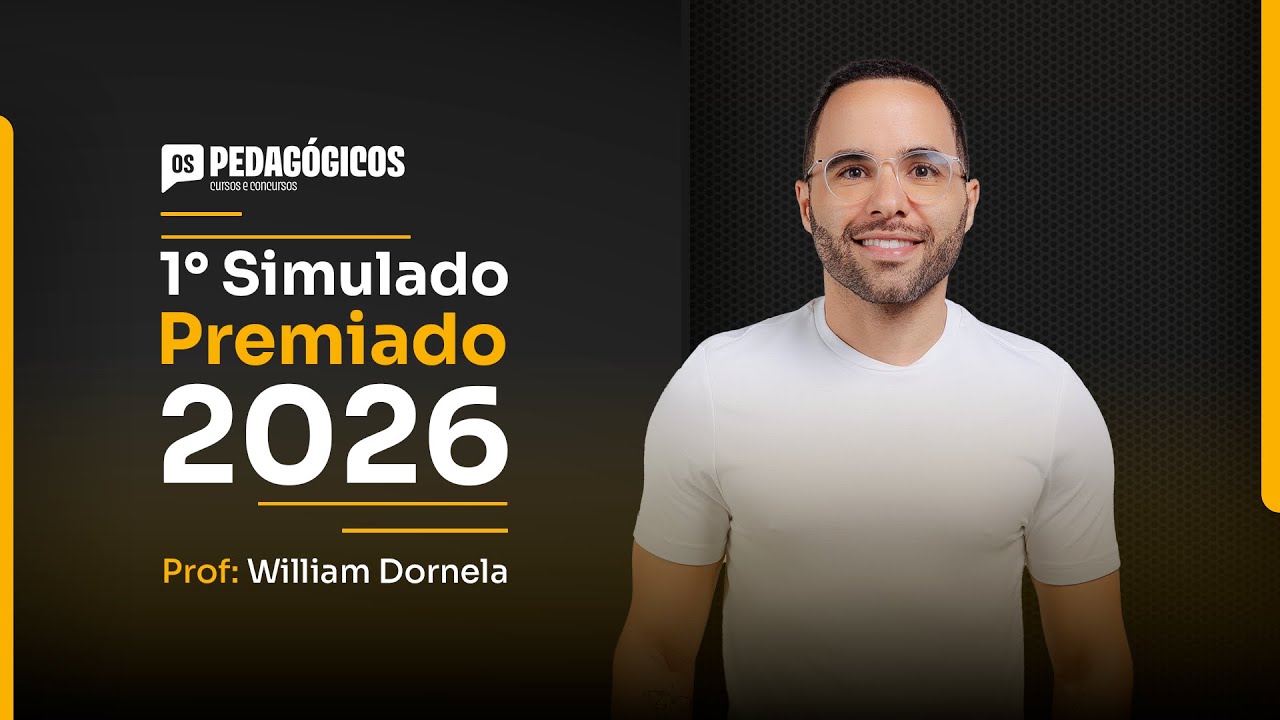 PNE e Currículo - Simulado Premiado 2026 |  Prof. William Dornela