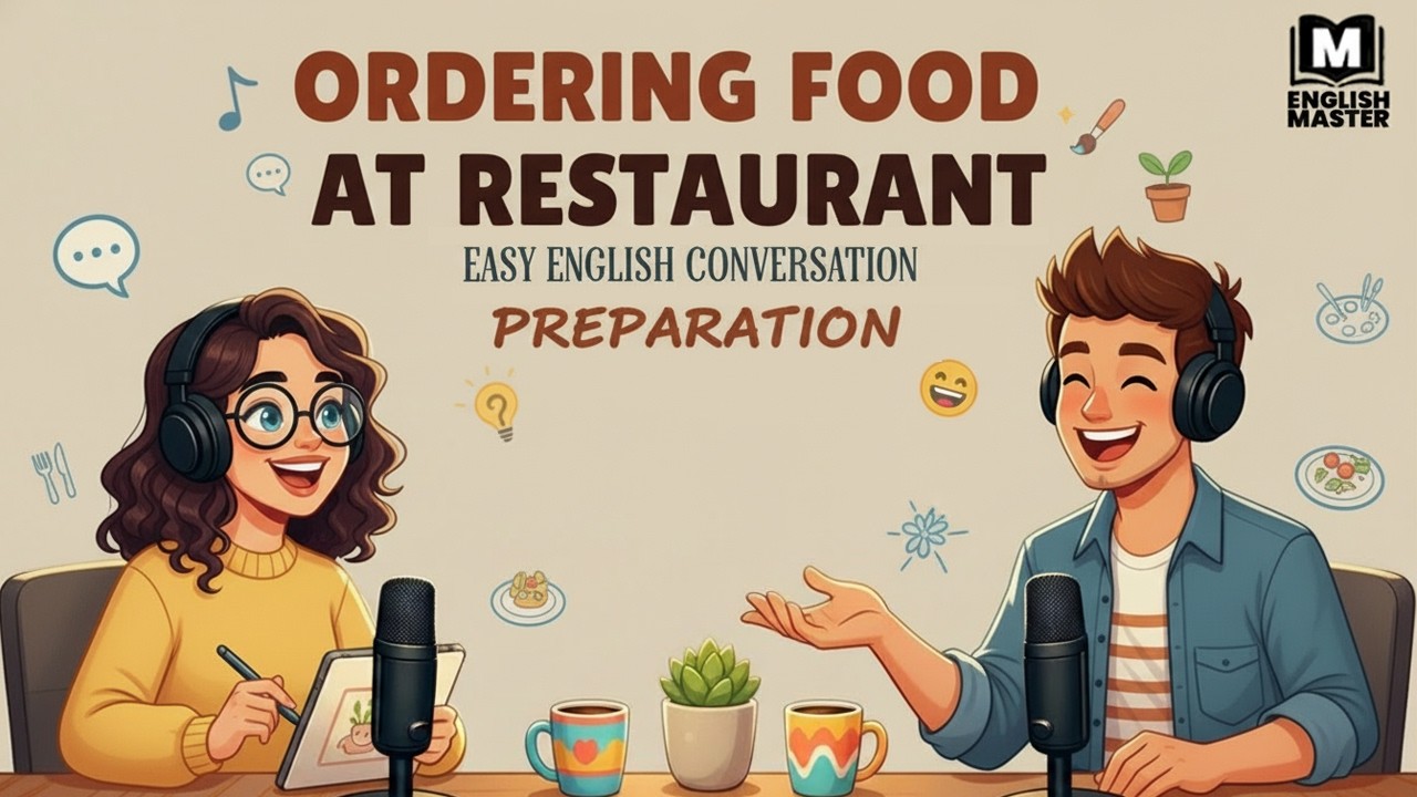 English Podcast for Easy English Conversation | Order Food Confidently in English